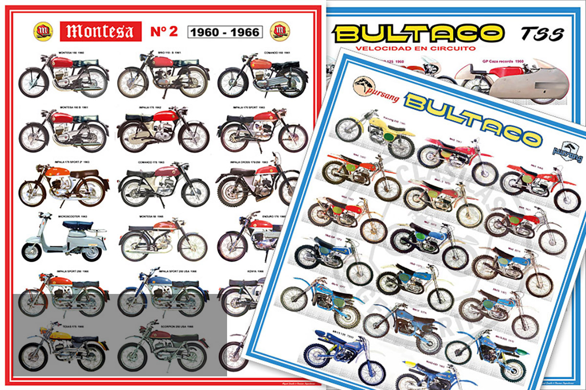 Posters Motos Cl&aacute;sicas